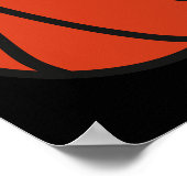 Poster Logo de basket-ball 1 (Coin)