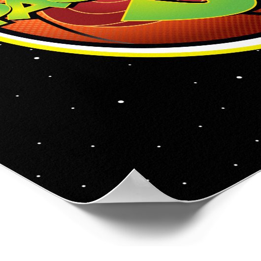 Poster Logo de basket-ball SPACE JAM™ (Coin)
