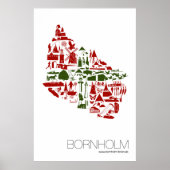 Poster Logo de Bornholm (Devant)