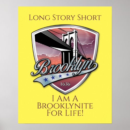 Poster Logo de Brooklyn (Devant)