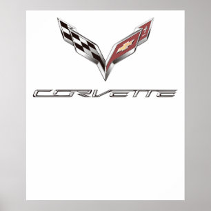 Poster logo de corvette