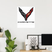 Poster logo de corvette2 (Bureau à domicile)