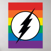 Poster Logo de Flash Rainbow (Devant)