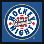 Poster Logo de Hockey Night in Canada<br><div class="desc">Logo actuel, utilisé depuis 1998. Hockey Night in Canada est la marque des diffusions au Canada des matchs de hockey de la Ligue nationale de hockey. Ce nom a été donné à toutes les diffusions du hockey de la LNH sur CBC Television (sans égard au moment de la journée), mais...</div>