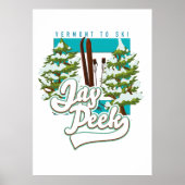 Poster Logo de Jay Peek Vermont (Devant)