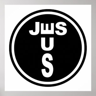 Poster Logo de Jésus