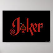 Poster Logo de la carte de jeu Joker (Devant)