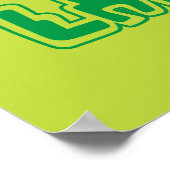 Poster Logo de la face de laboratoire de Dexter (Coin)