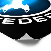 Poster Logo de la Fédération Galactique (Coin)