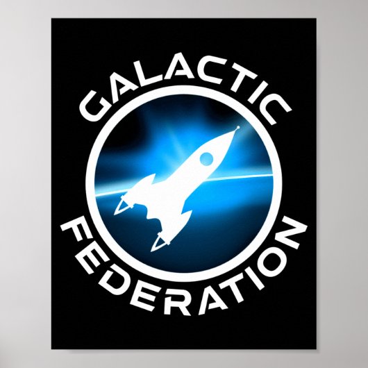 Poster Logo de la Fédération Galactique (Devant)