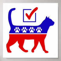 Logo de la fête du chat Feline Politique Grand Par