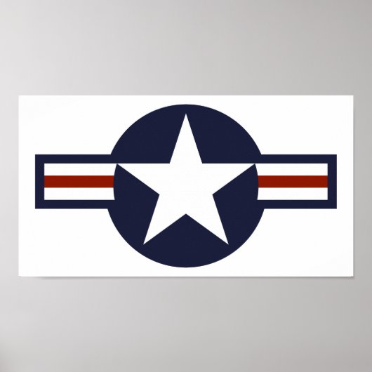 Poster Logo de la Force aérienne (Devant)