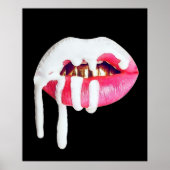 Poster logo de la lèvre cosmétique kylie (Devant)