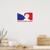 Poster Logo de la Ligue majeure Vapo papier vacheur affic (Cuisine)