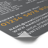 Poster Logo de la maison, Constructeurs, Publicité (Coin)