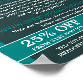 Poster Logo de la maison, service de balayage de Chimney (Coin)