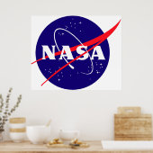 Poster Logo de la NASA Meatball (Cuisine)