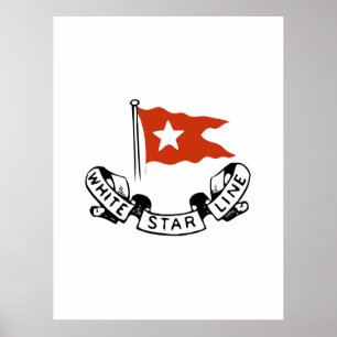 Poster Logo de la White Star Line