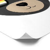 Poster Logo de lunettes de soleil de l'ours gay (Coin)