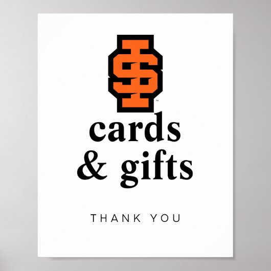 Poster Logo de l'Université d'État de l'Idaho (Devant)