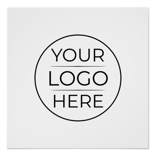 Poster Logo de marque d'entreprise moderne (Devant)