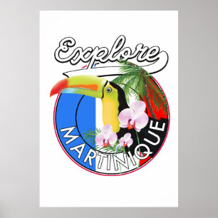 Poster logo de Martinique Travel