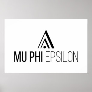 Poster Logo de Mu Phi Epsilon