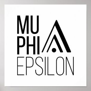 Poster Logo de Mu Phi Epsilon