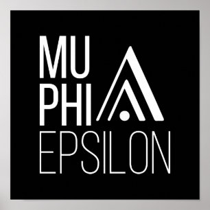 Poster Logo de Mu Phi Epsilon