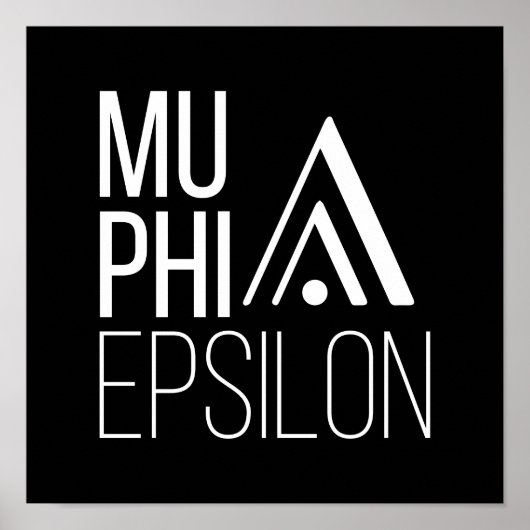 Poster Logo de Mu Phi Epsilon (Devant)