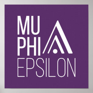 Poster Logo de Mu Phi Epsilon