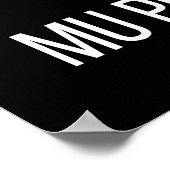 Poster Logo de Mu Phi Epsilon (Coin)