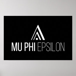 Poster Logo de Mu Phi Epsilon