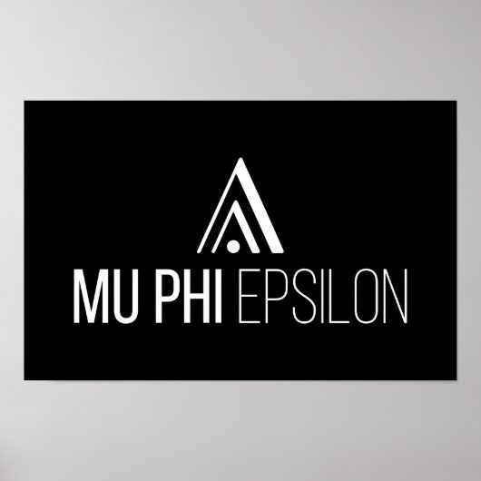 Poster Logo de Mu Phi Epsilon (Devant)
