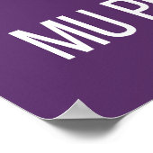 Poster Logo de Mu Phi Epsilon (Coin)