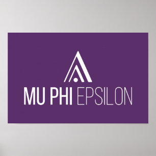Poster Logo de Mu Phi Epsilon