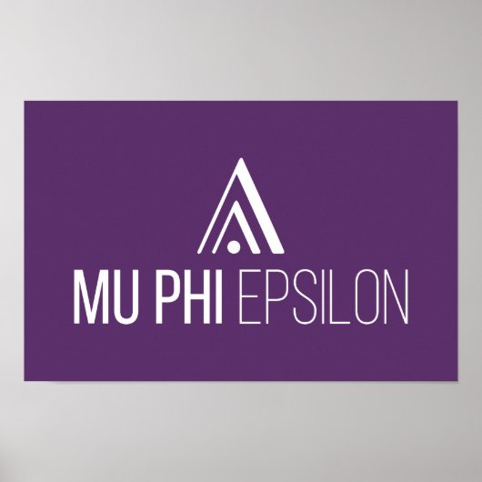Poster Logo de Mu Phi Epsilon (Devant)