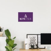 Poster Logo de Mu Phi Epsilon (Bureau à domicile)