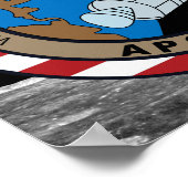 Poster Logo de patchs de mission Apollo 1 (Coin)