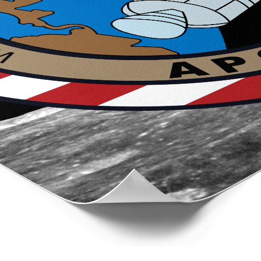 Poster Logo de patchs de mission Apollo 1 (Coin)