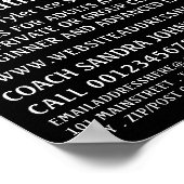 Poster Logo de patinage sur glace, leçons de patinage sur (Coin)