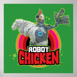 Poster Logo de Robot Chicken Character