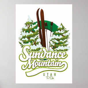 Poster logo de ski de Sundance Mountain Utah