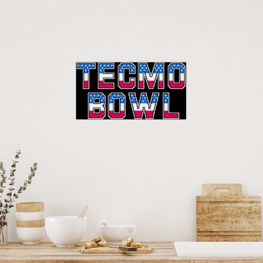 Poster Logo de Tecmo Bowl (Cuisine)