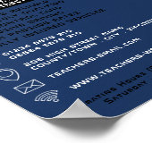 Poster Logo de voiture noir et blanc, école de conduite,  (Coin)