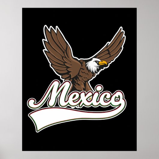 Poster logo de voyage au Mexique (Devant)
