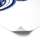 Poster Logo de voyage du Delaware (Coin)