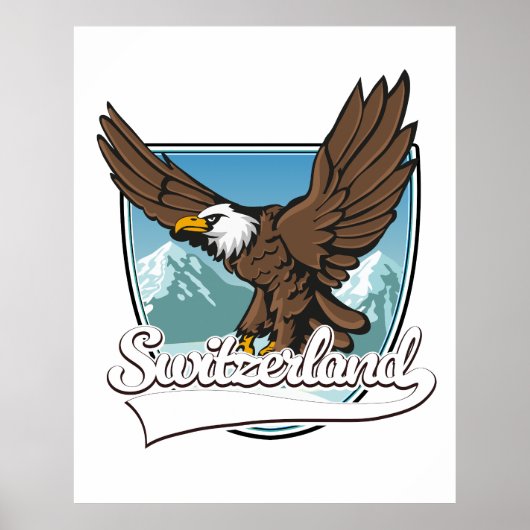 Poster Logo de voyage en Suisse (Devant)