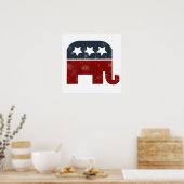 Poster Logo d'éléphant GOP (Cuisine)