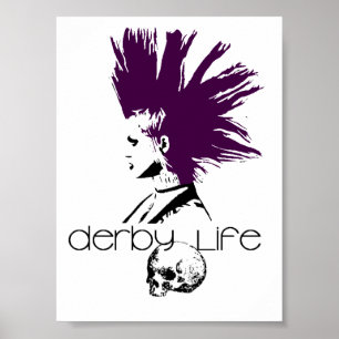 Poster Logo Derby Life